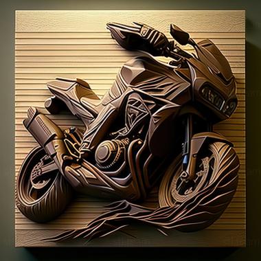 3D model Kawasaki Z800 (STL)